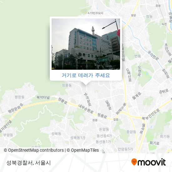 성북경찰서 지도