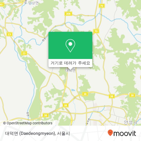 대덕면 (Daedeongmyeon) 지도