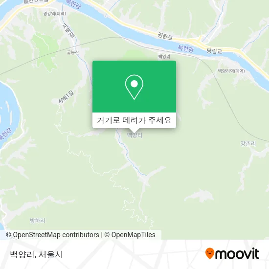 백양리 지도