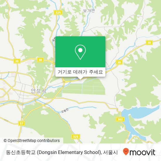 동신초등학교 (Dongsin Elementary School) 지도