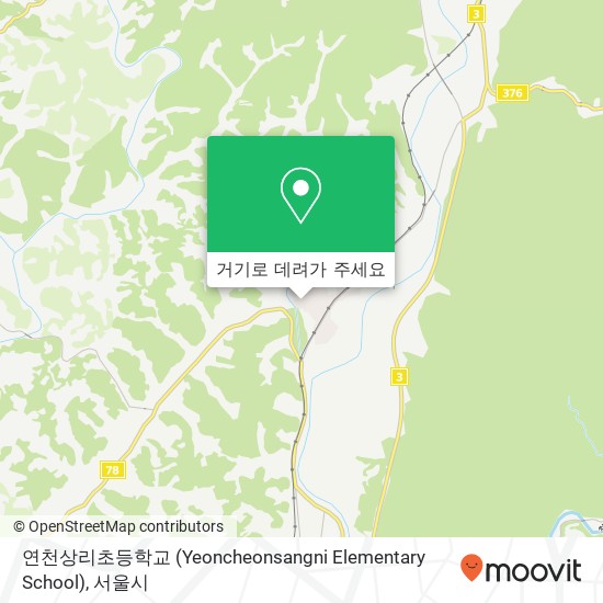 연천상리초등학교 (Yeoncheonsangni Elementary School) 지도