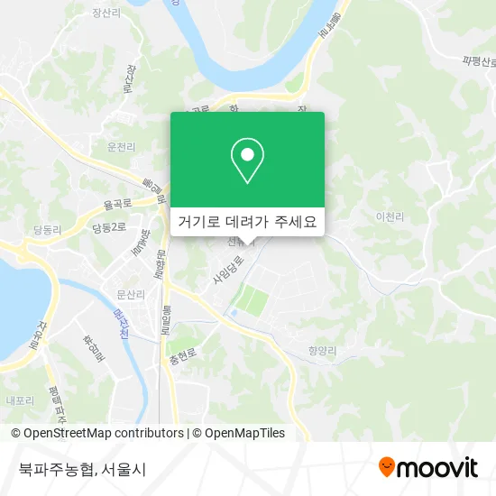 북파주농협 지도