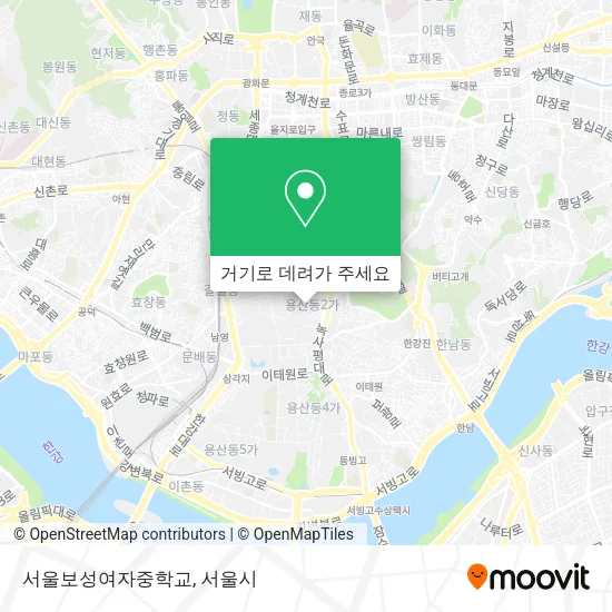 서울보성여자중학교 지도