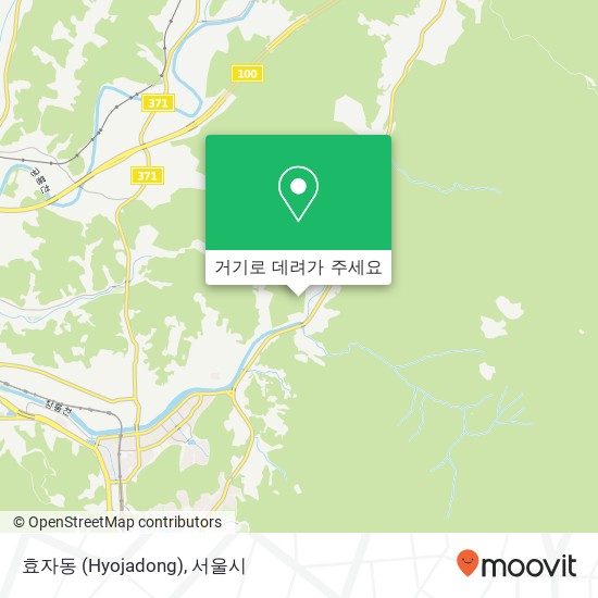 효자동 (Hyojadong) 지도