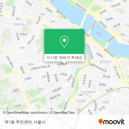 목1동 주민센터 지도