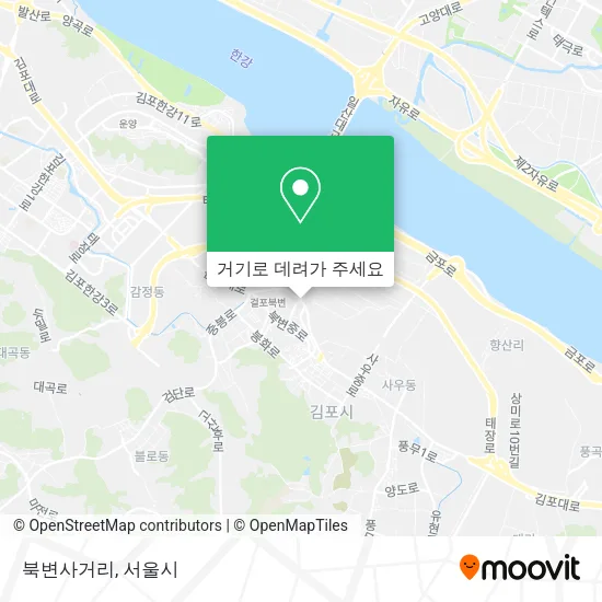 북변사거리 지도