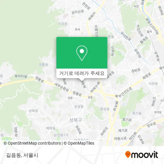 길음동 지도