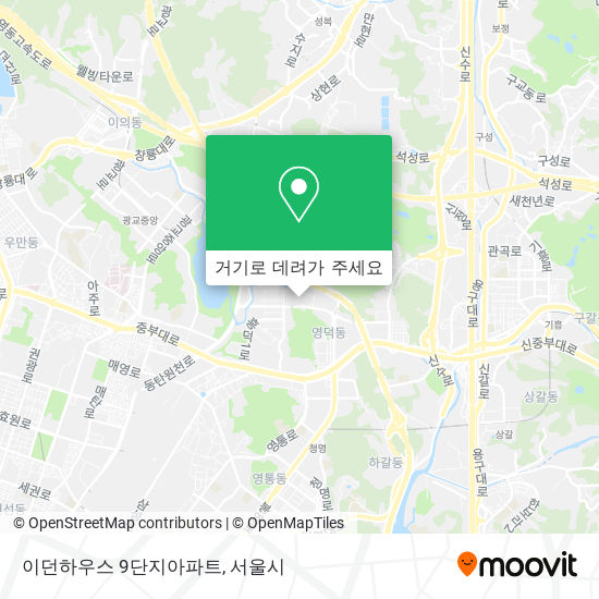 이던하우스 9단지아파트 지도