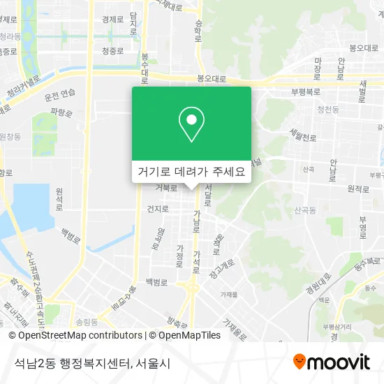 석남2동 행정복지센터 지도