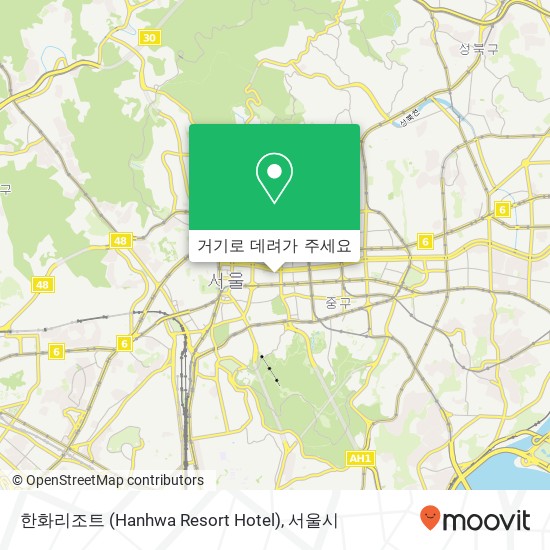 한화리조트 (Hanhwa Resort Hotel) 지도