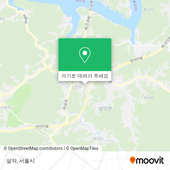 설악 지도