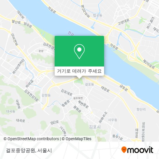 걸포중앙공원 지도