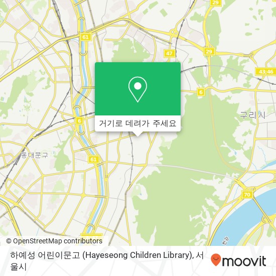 하예성 어린이문고 (Hayeseong Children Library) 지도