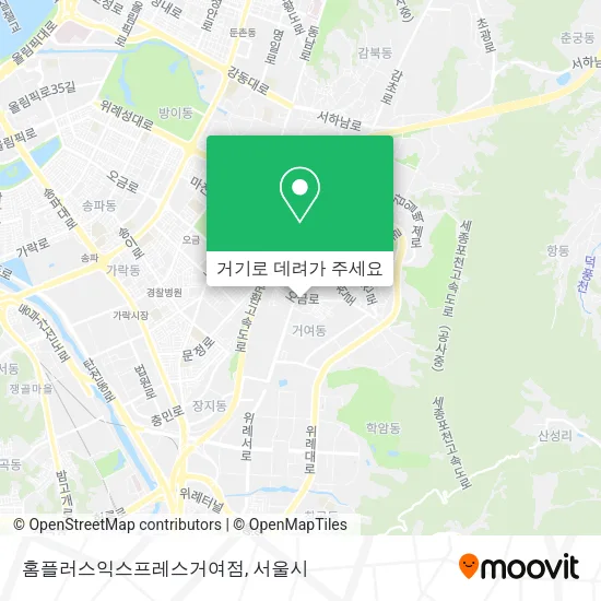 홈플러스익스프레스거여점 지도