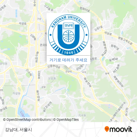 강남대 지도