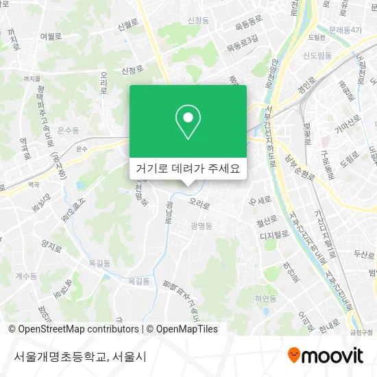 서울개명초등학교 지도