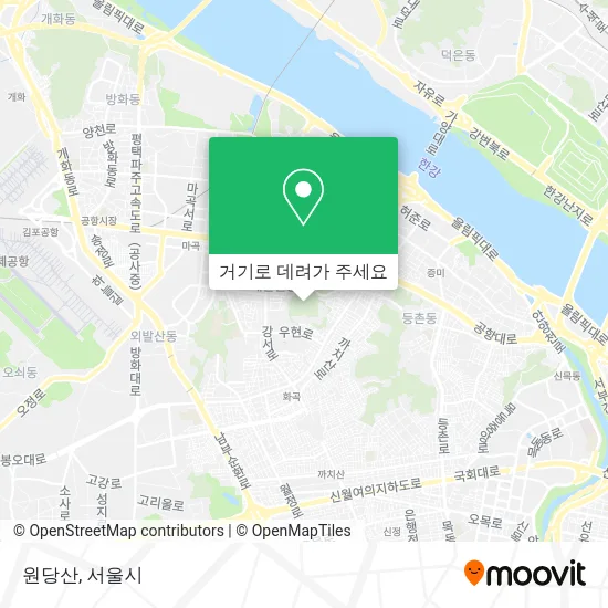 원당산 지도