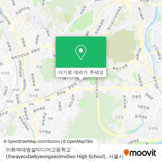 이화여대병설미디어고등학교 (Ihwayeodaebyeongseolmidieo High School) 지도