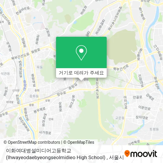이화여대병설미디어고등학교 (Ihwayeodaebyeongseolmidieo High School) 지도