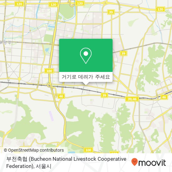 부천축협 (Bucheon National Livestock Cooperative Federation) 지도