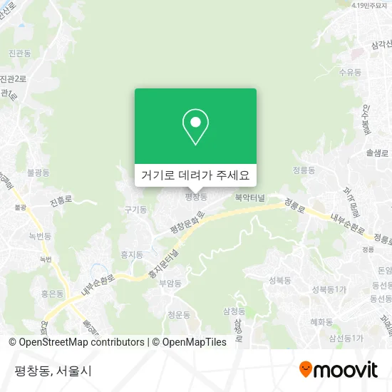 평창동 지도
