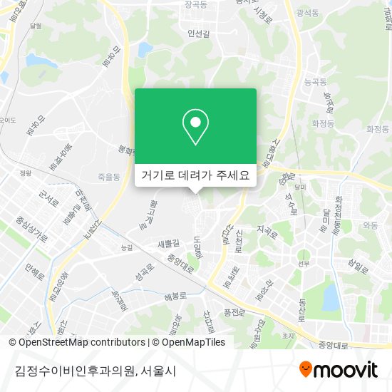 김정수이비인후과의원 지도