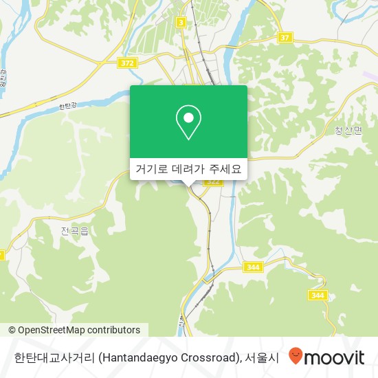 한탄대교사거리 (Hantandaegyo Crossroad) 지도