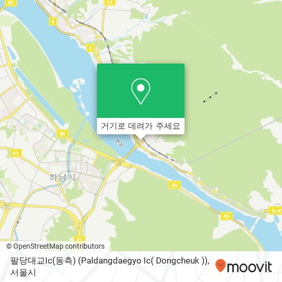 팔당대교Ic(동측) (Paldangdaegyo Ic( Dongcheuk )) 지도