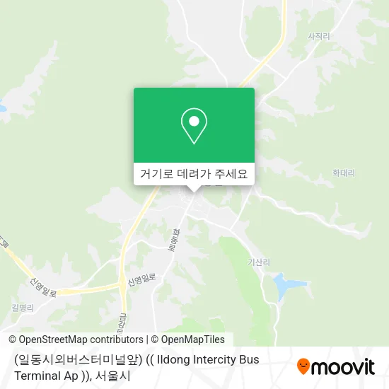 (일동시외버스터미널앞) (( Ildong Intercity Bus Terminal Ap )) 지도