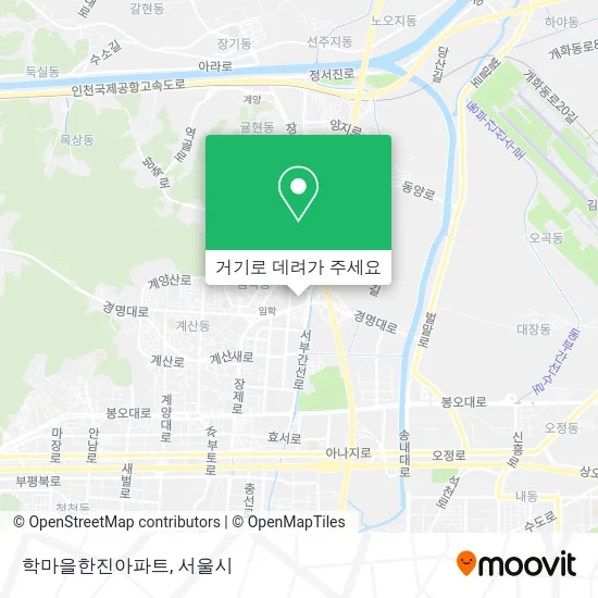 학마을한진아파트 지도
