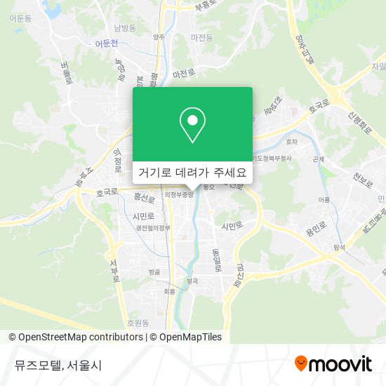 뮤즈모텔 지도