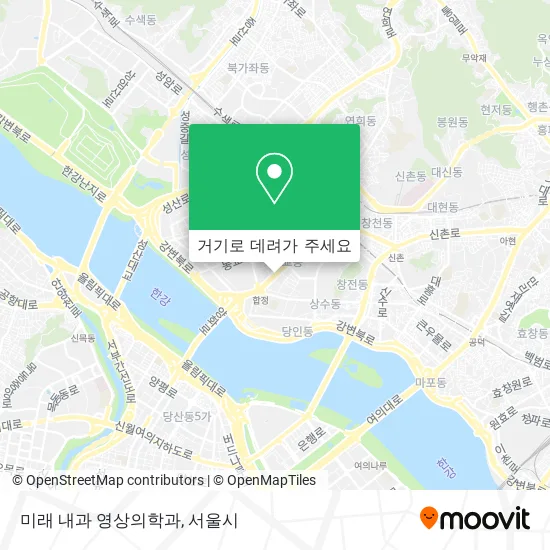 미래 내과 영상의학과 지도