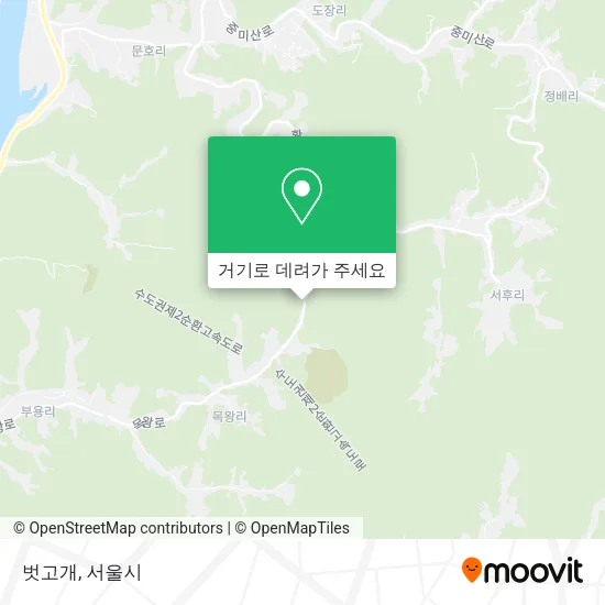 벗고개 지도