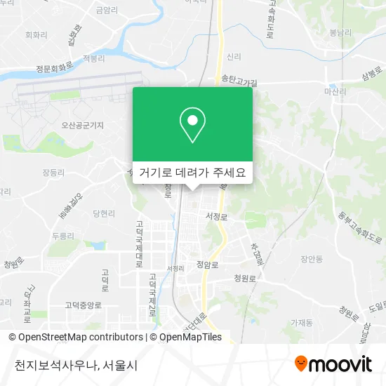 천지보석사우나 지도
