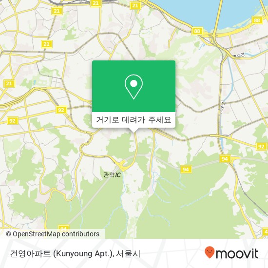 건영아파트 (Kunyoung Apt.) 지도