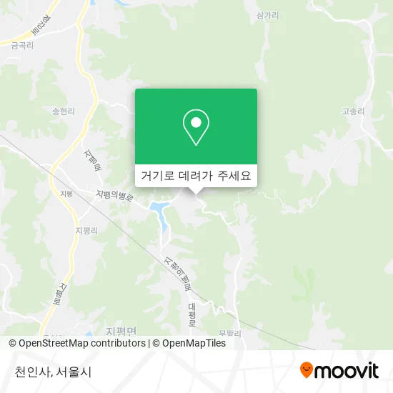 천인사 지도