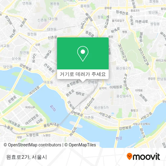 원효로2가 지도