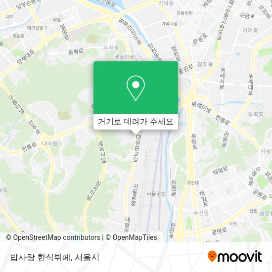 밥사랑 한식뷔페 지도