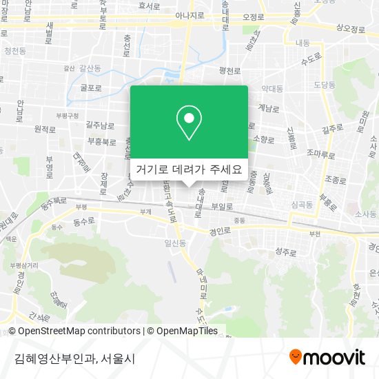 김혜영산부인과 지도