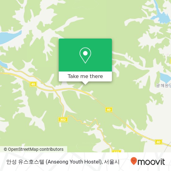 안성 유스호스텔 (Anseong Youth Hostel) 지도