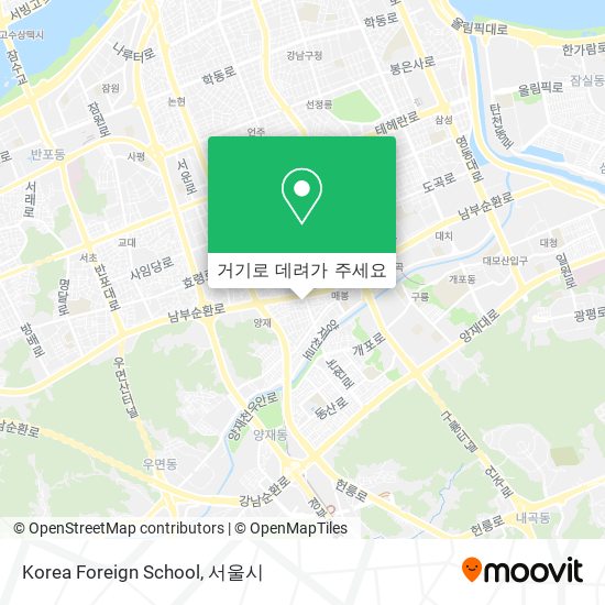 Korea Foreign School 지도