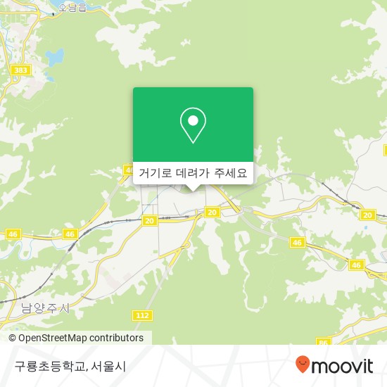 구룡초등학교 지도