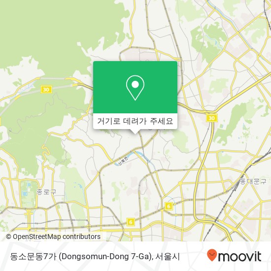 동소문동7가 (Dongsomun-Dong 7-Ga) 지도