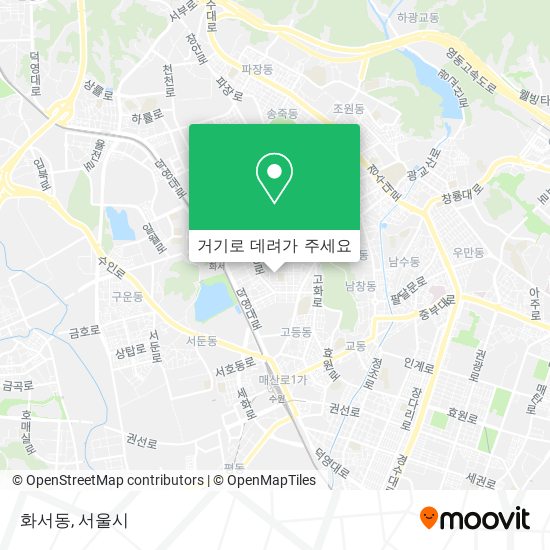 화서동 지도