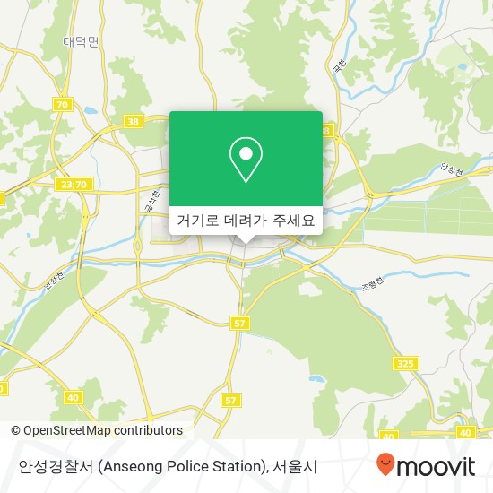 안성경찰서 (Anseong Police Station) 지도