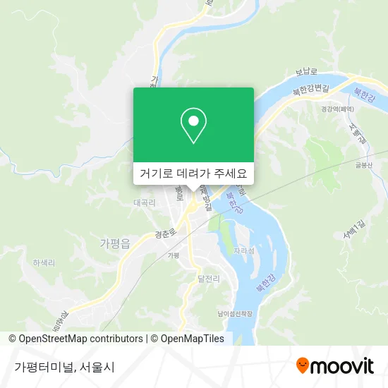 가평터미널 지도