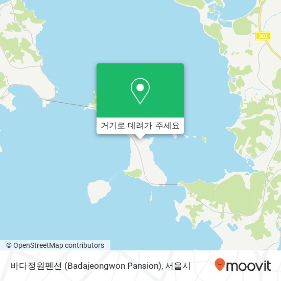 바다정원펜션 (Badajeongwon Pansion) 지도
