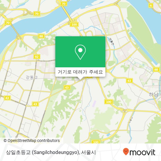 상일초등교 (Sangilchodeunggyo) 지도