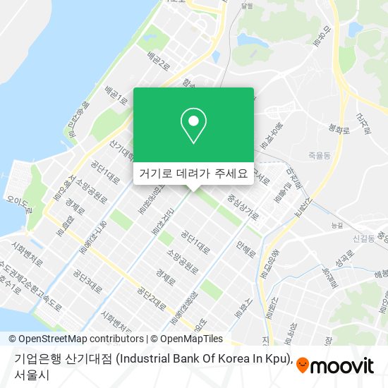 기업은행 산기대점 (Industrial Bank Of Korea In Kpu) 지도
