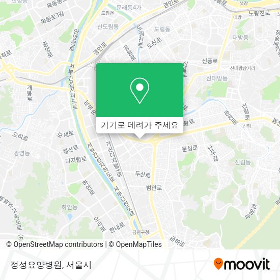 정성요양병원 지도